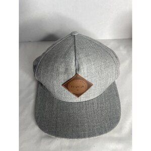 Men's‎ RVCA Heather Grey MID Fit Snapback Hat HTRVC-10